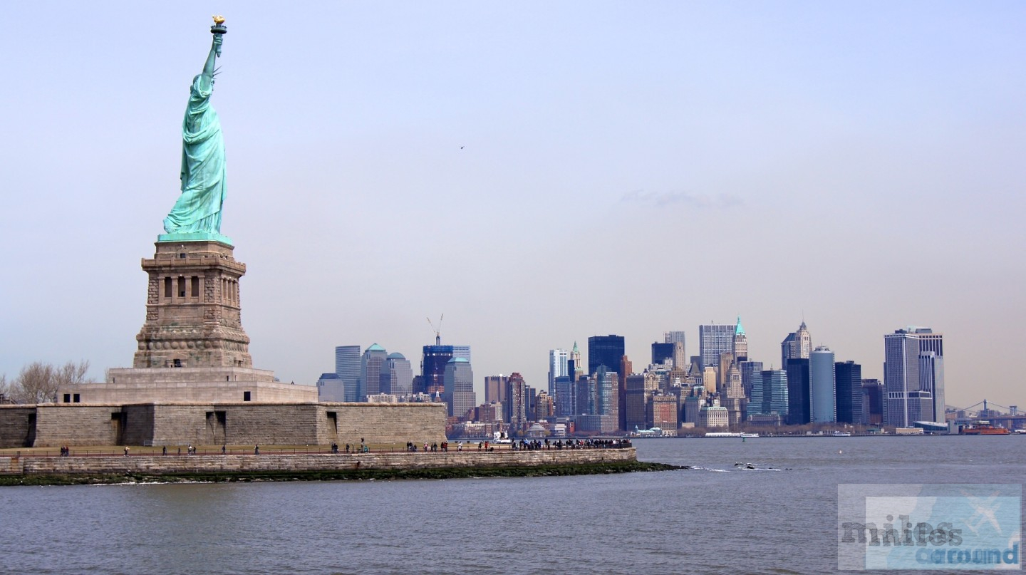 Freiheitsstatur und Lower Manhattan