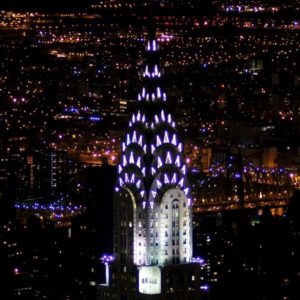 Chrysler Building vom Empire State Building