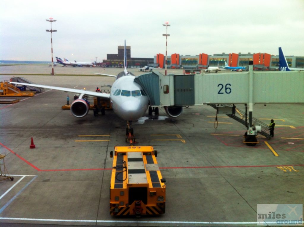 Aeroflot Boeing 767-300ER am Gate von Moskau Sheremetyevo