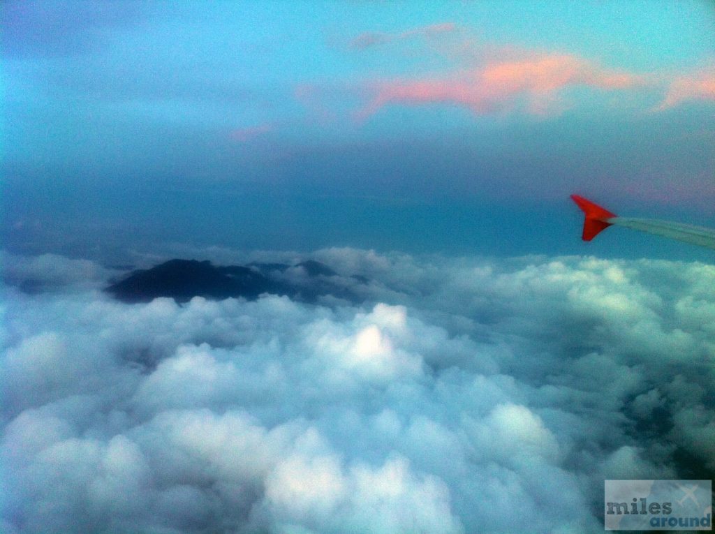 Anflug auf Bali