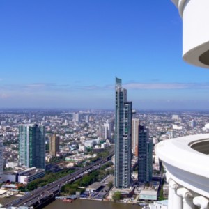 Ausblick auf Bangkok aus dem 58. Stock