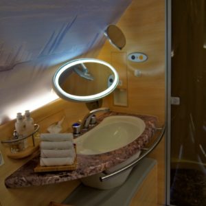 First Class Badezimmer in der A380