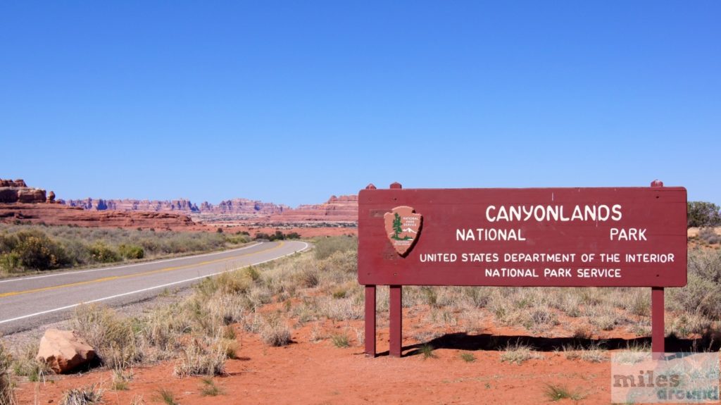 Canyonlands - Parkeingang Needles