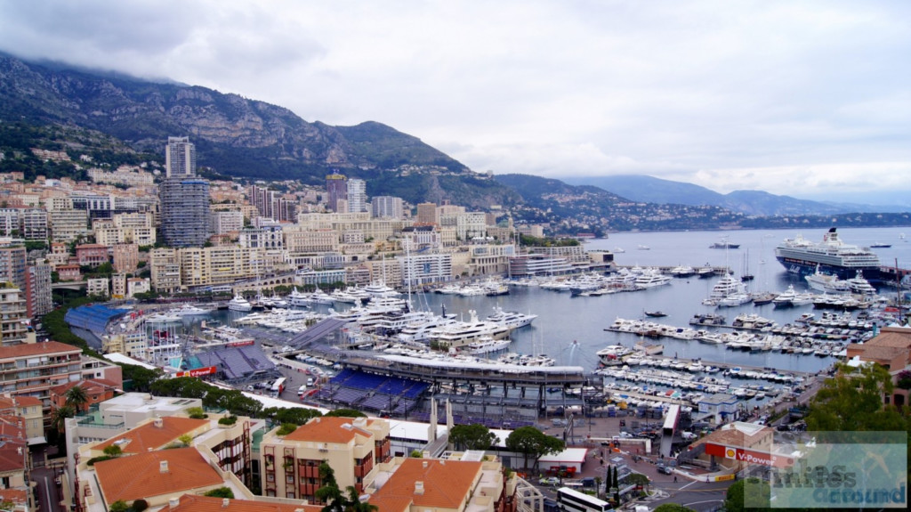 Blick auf den Hafen von Monaco