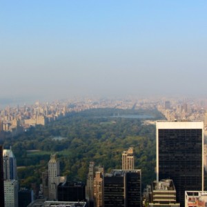 Blick vom Rockefeller Center zum Central Park