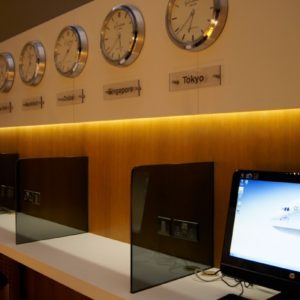 Arbeitsbereich - Lufthansa Senator Lounge Dubai