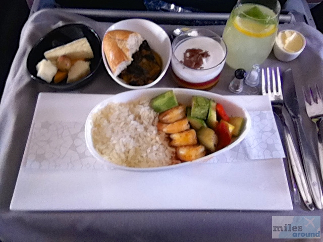 Business Class Hauptgang - Turkish Airlines