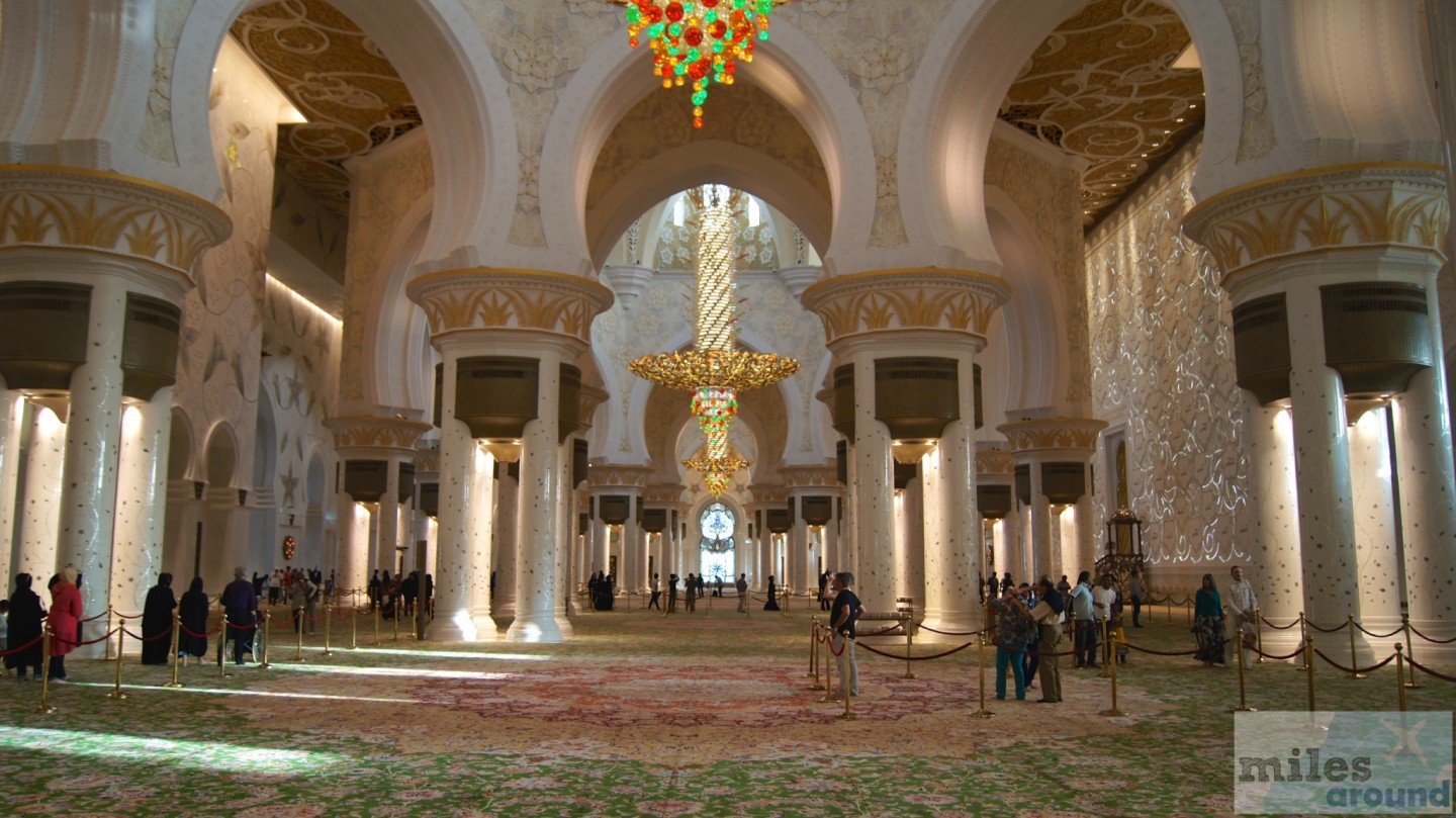 Innenraum - Scheich-Zayid-Moschee