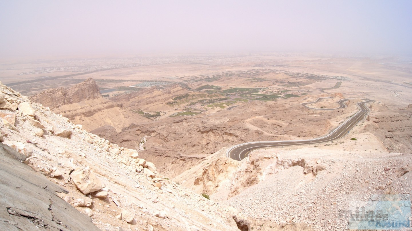Straße auf den Jebel Hafeet