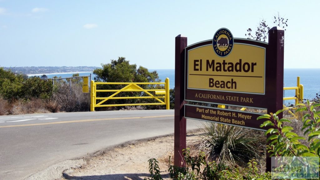 El Matador Beach - Parkeingang (Highway No. 1)