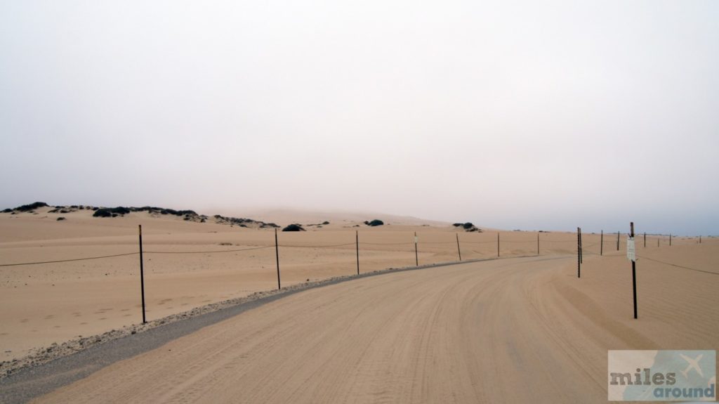 Weg zu den Guadalupe-Nipomo Dunes am Highway No. 1
