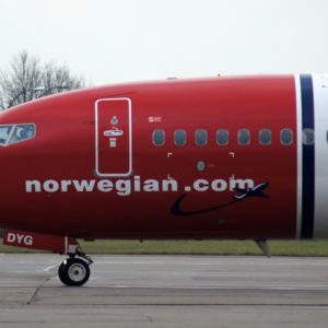 Norwegian Air Shuttle Boeing 737-800 Next Gen (LN-DYG)