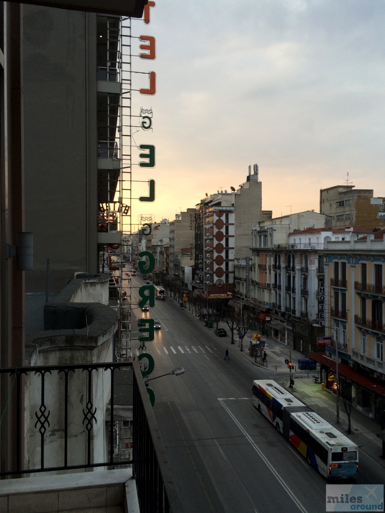 Sonnenaufgang in Thessaloniki