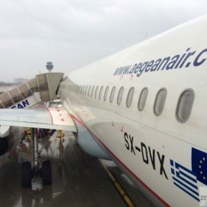 Aegean Airlines Airbus A320-200 - Boarding in Athen
