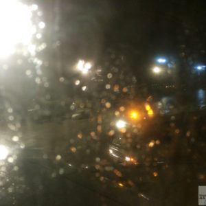 Starkregen am Flughafen Rhodos