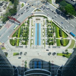 Ausblick von der Skybridge der Petronas Towers