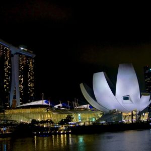 Marina Bay Sands bei Nacht