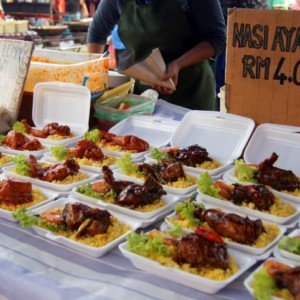 Nasi Ayam - Night Market in Cenang