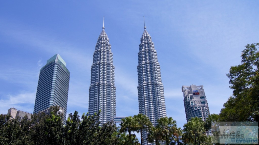 Petronas Towers vom KL City Park
