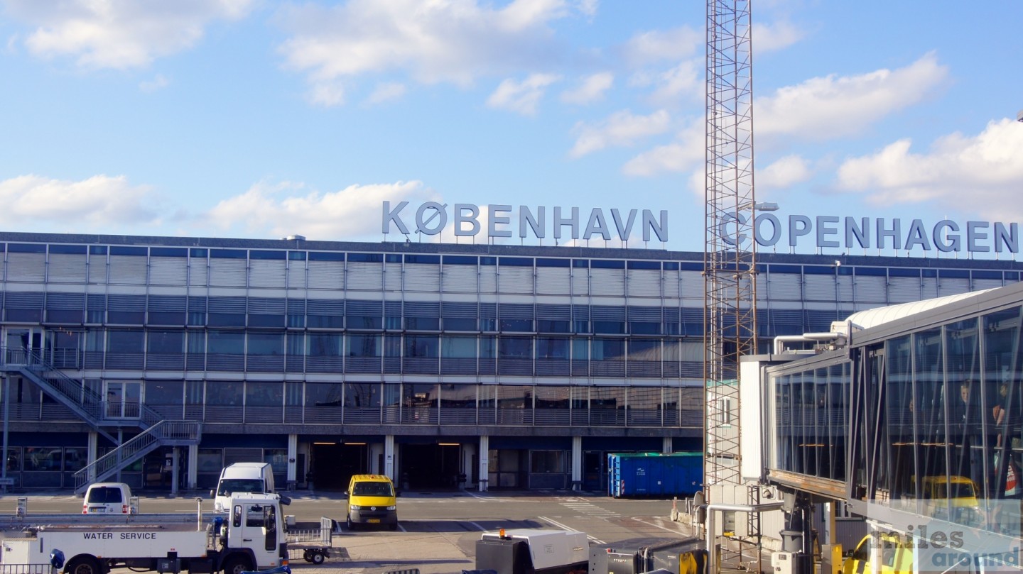 SAS Airbus A320-200 Economy Class, Kopenhagen nach Berlin 29 Pushback am Flughafen Kopenhagen