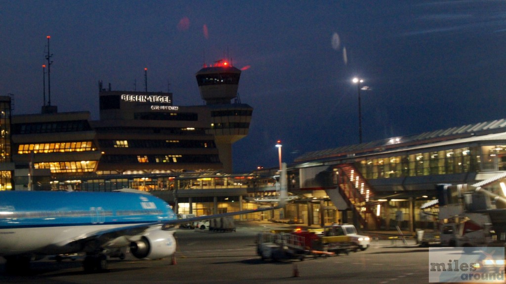 Flughafen Berlin-Tegel bei Nachteinbruch