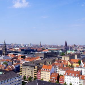 toller Panoramablick über Kopenhagen - Vor Frelsers Kirke (Erlöser-Kirche)