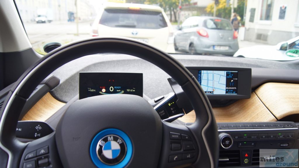 Cockpit des BMW i3