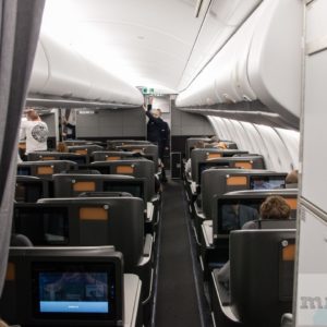 Blick in die SAS Business Class (by airfurt.net)