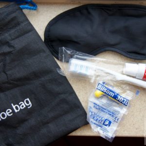 Inhalt des Amenity Kit für SAS Plus