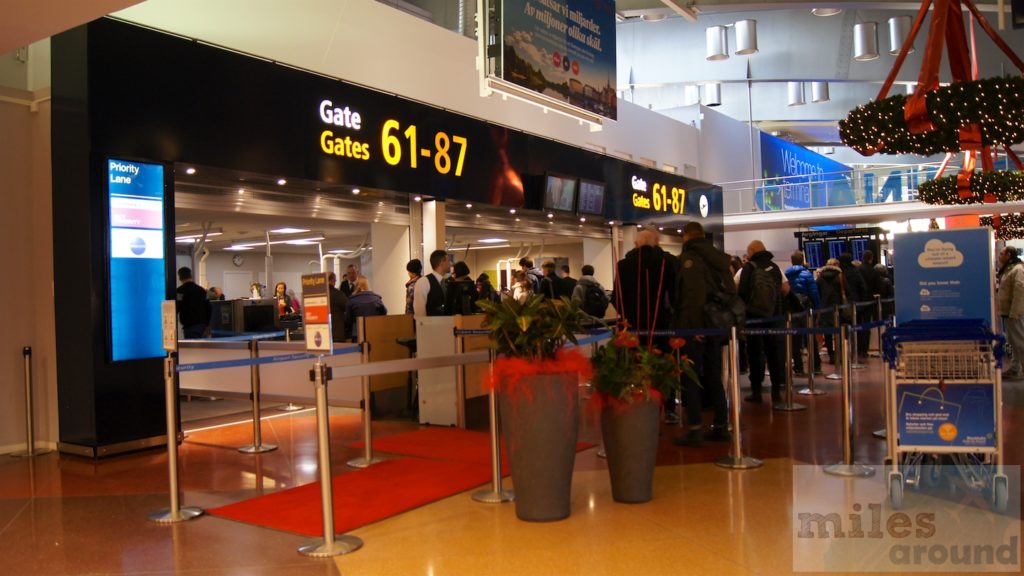 Personenkontrolle Flughafen Stockholm (Terminal 2)