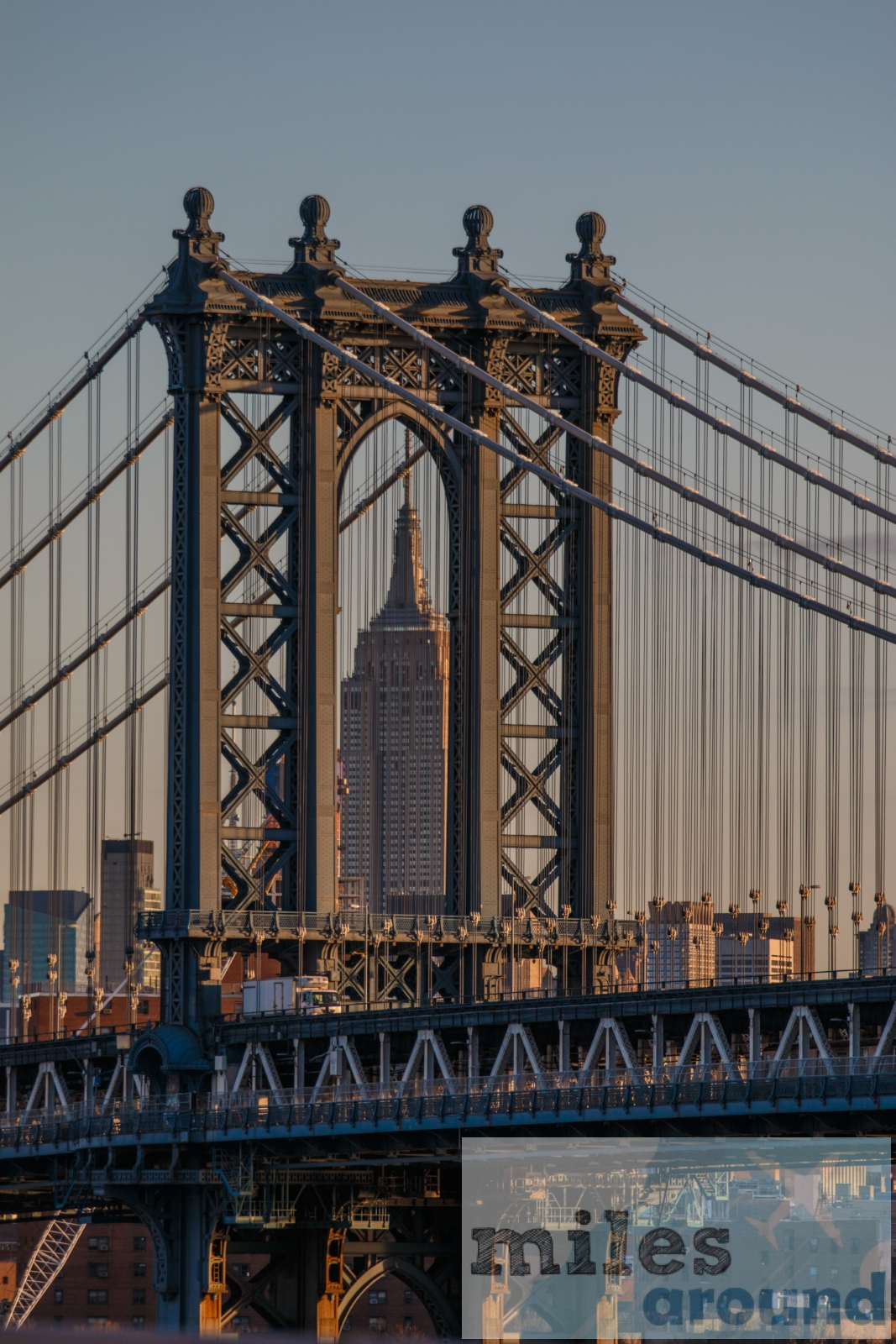 Empire State Building und Manhattan Bridge