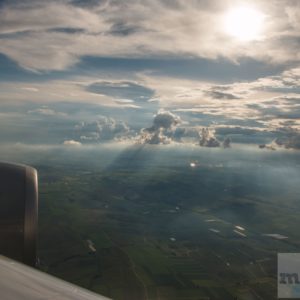 Anflug auf Frankfurt