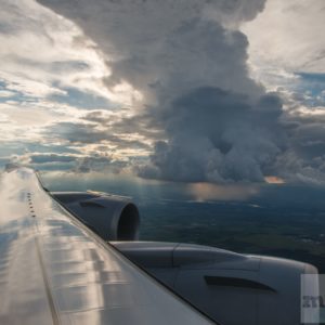 Anflug auf Frankfurt