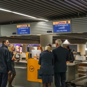 Check-In für Sonderflug LH9988