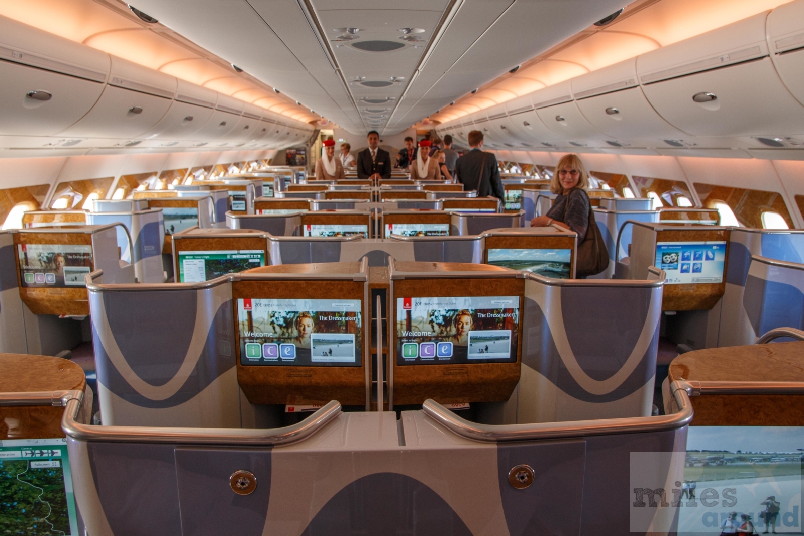 Emirates Business Classates Airbus A380 22 Emirates Business Class