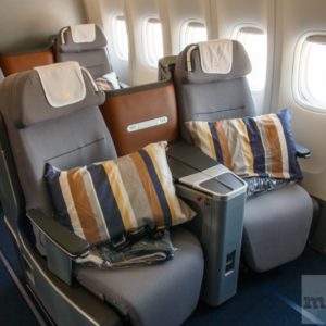 Lufthansa Business Class Sitz