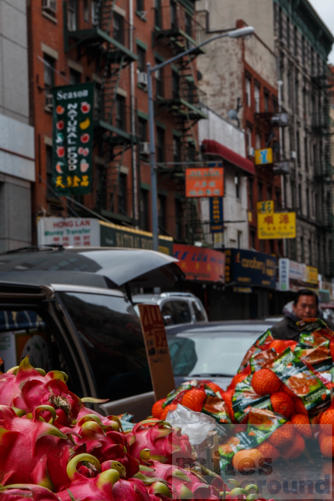 Obsthändler in Chinatown