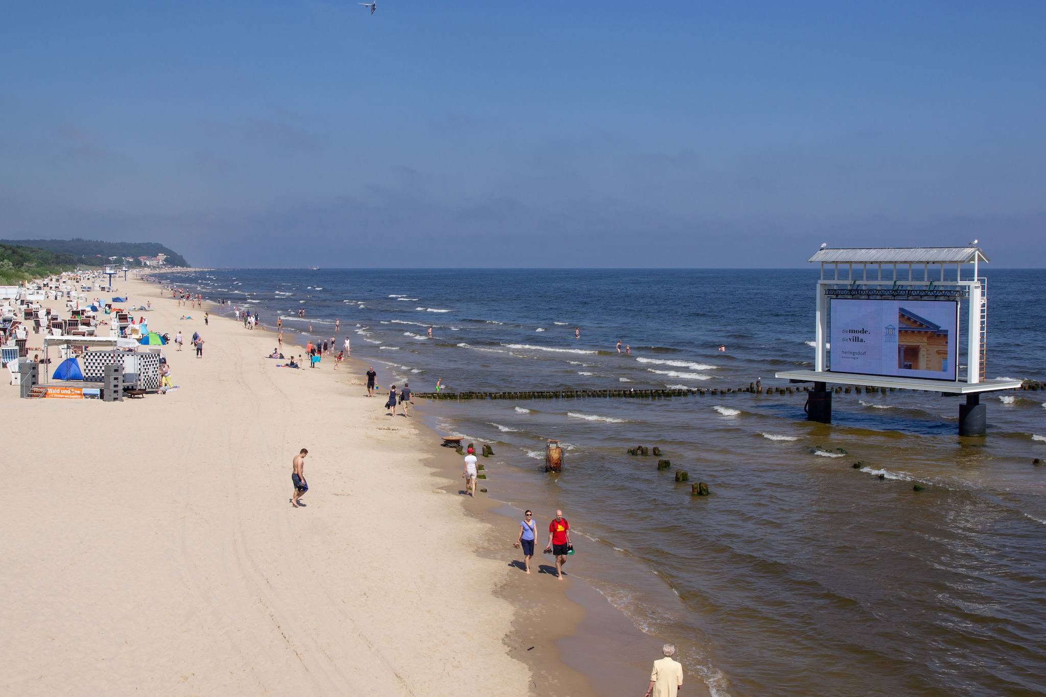 Strand in Heringsdorf