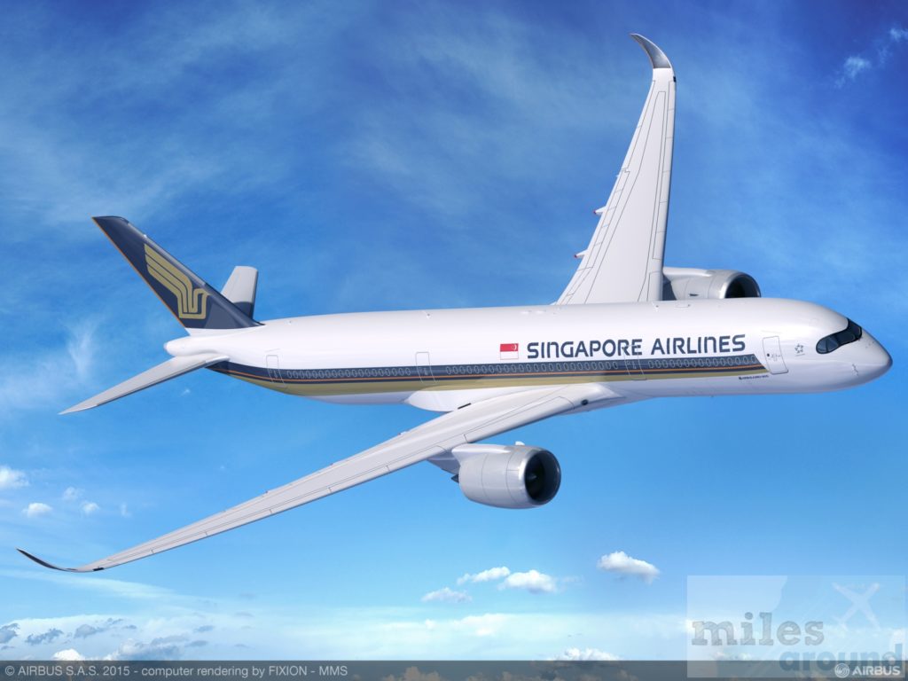 Airbus A350 (photo by Airbus for Singapore Airlines)