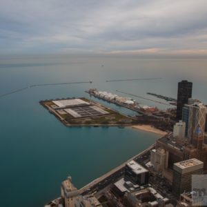 Blick vom John Hancock Center - Michigan Lake