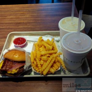 Shake Burger mit Fries