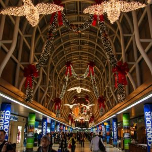 Weihnachten im Terminal 3 Chicago O'Hare