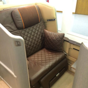 First Class von Singapore Airlines