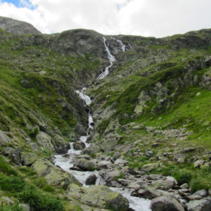 Wasserfall am Flüela Pass