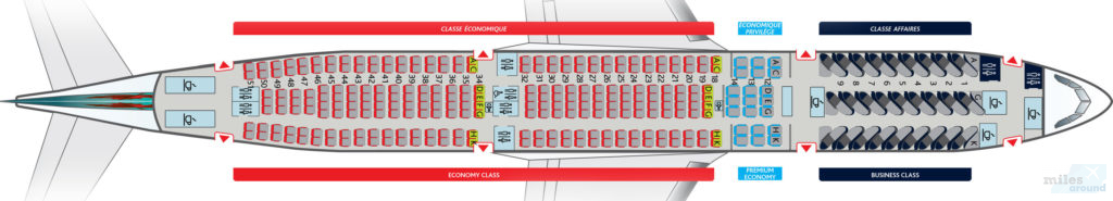 Air Canada Airbus A330-300 Kabinenlayout (Quelle: Air Canada)