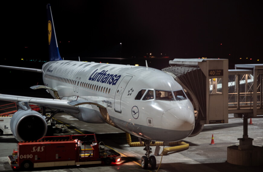 Unser Team 16 Lufthansa Business Class im Airbus A320-200