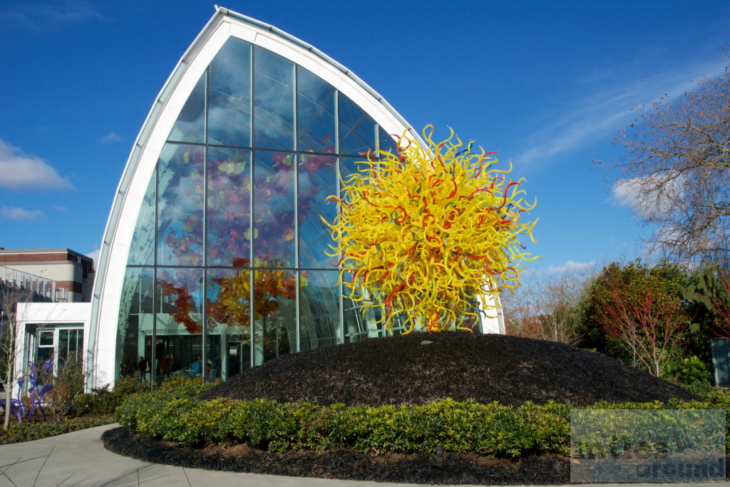 Außenbereich des Chihuly Garden and Glas Museum