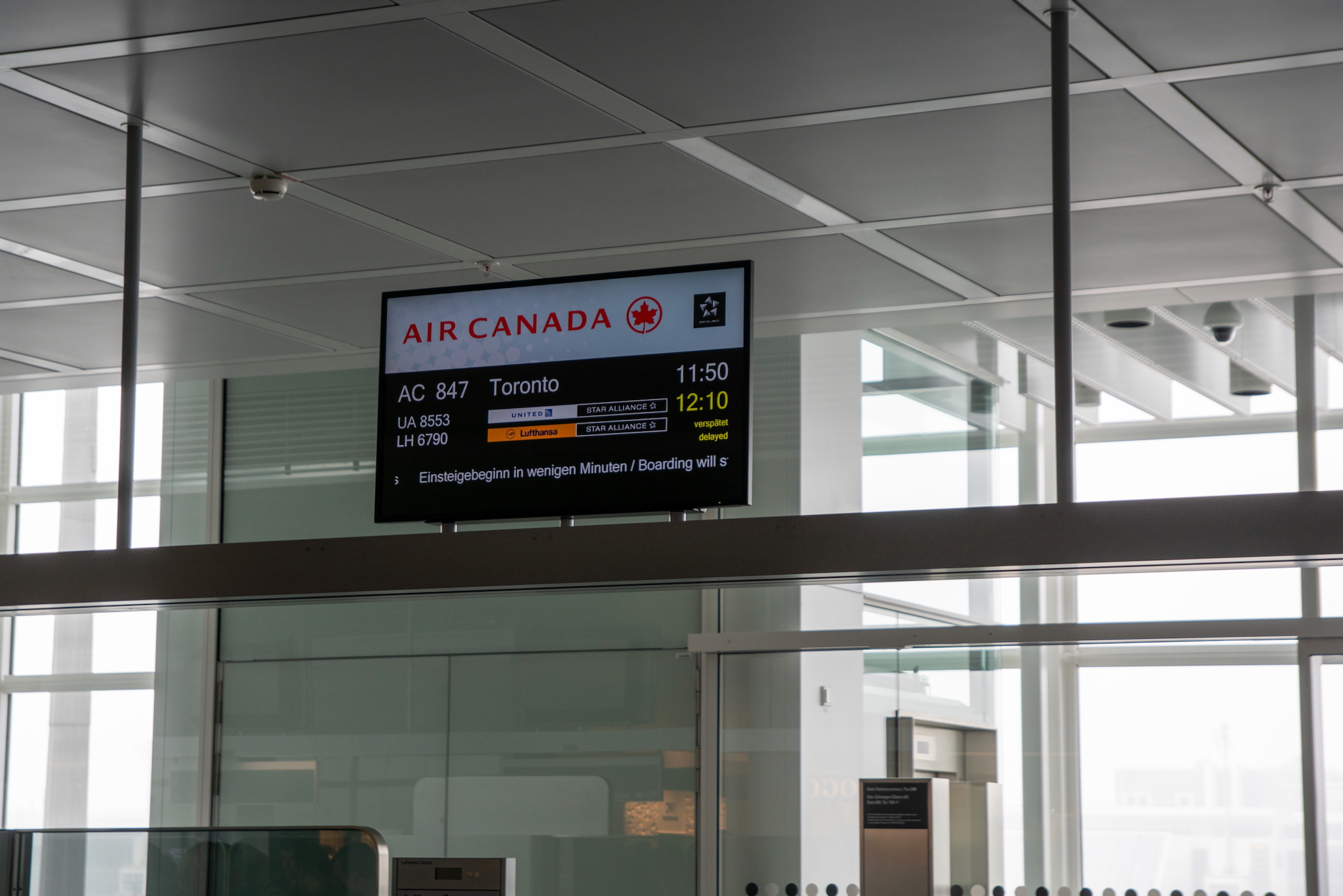 Air Canada Business Class im Airbus A330-300 nach Toronto 14 Boarding AC847