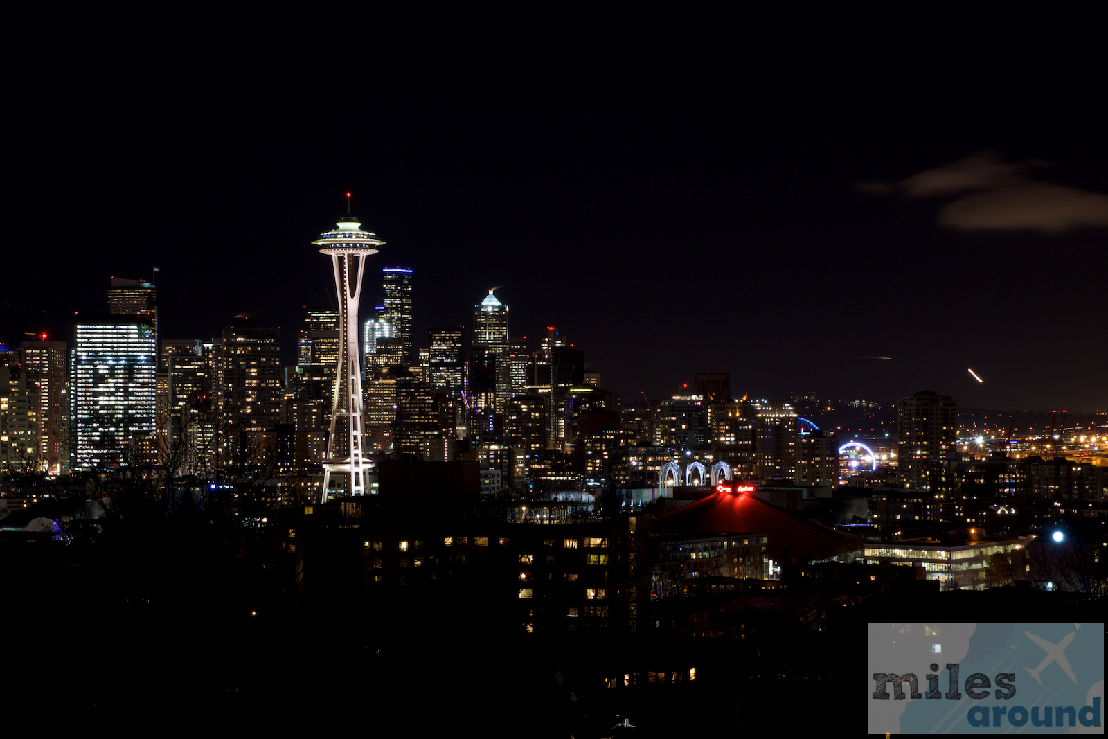 Seattle bei Nacht - Aussicht vom Kerry Park