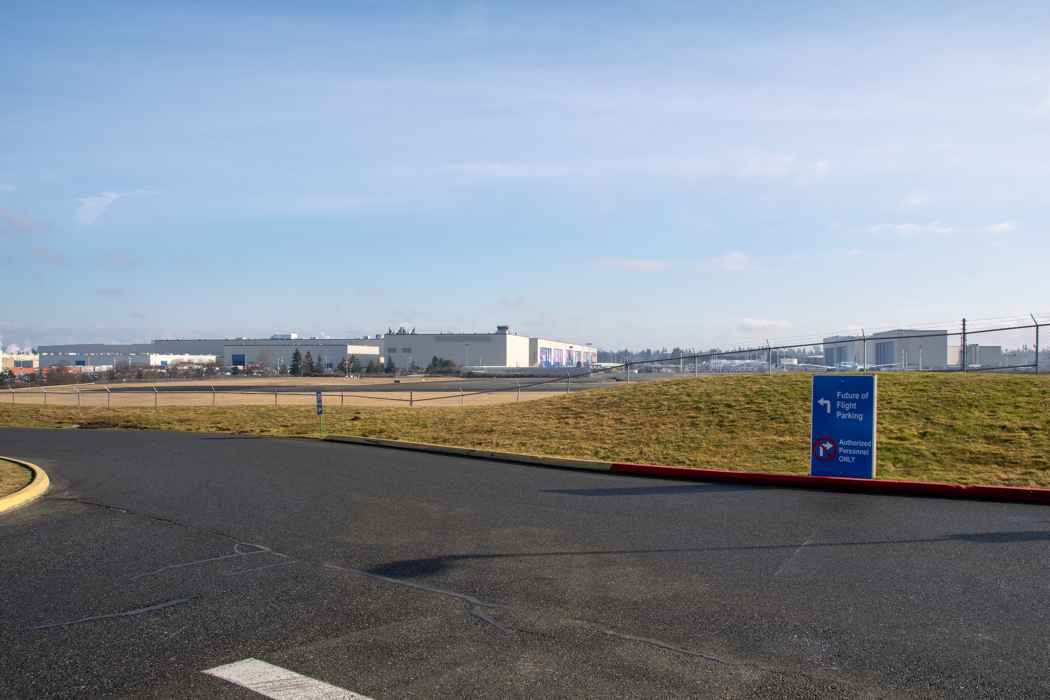 Planespotting am Boeing-Werk in Everett 23 Aussichtshügel am Flughafen Paine Field